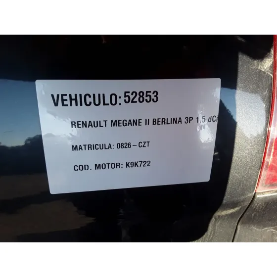 RENAULT MEGANE II BERLINA 3P '2004 1.5 DCI DIESEL NEGRO