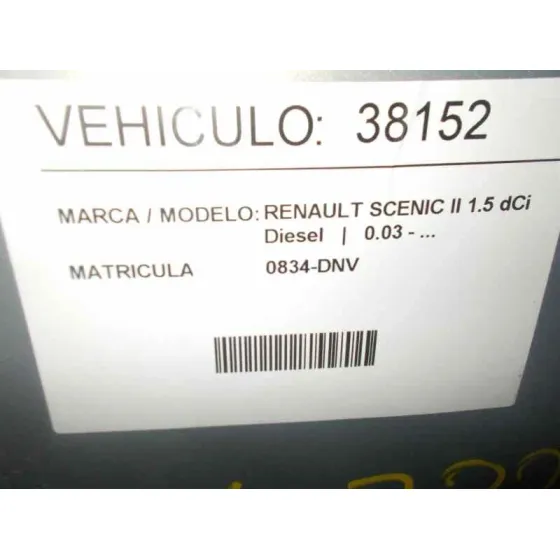 RENAULT SCENIC II '2005 1.5 DCI DIESEL PLATA