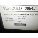 VOLKSWAGEN POLO (6R1) VOLKSWAGEN POLO (6R1) '2011 1.6 TDI NEGRO 2009