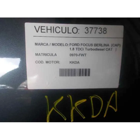 FORD FOCUS BERLINA (CAP) '2007 1.8 TDCI TURBODIESEL CAT GRIS