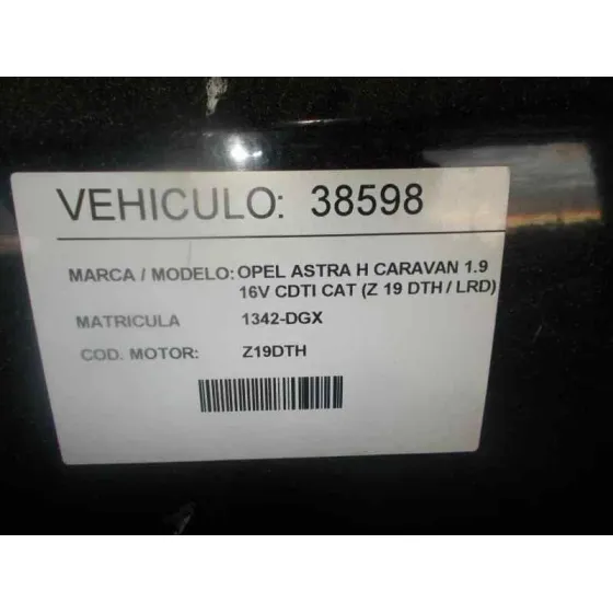 OPEL ASTRA H CARAVAN '2005 1.9 16V CDTI CAT (Z 19 DTH / LRD) NEGRO