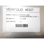 TOYOTA YARIS (KSP9/SCP9/NLP9) TOYOTA YARIS (KSP9/SCP9/NLP9) '2007 1.3 CAT PLATA 2005