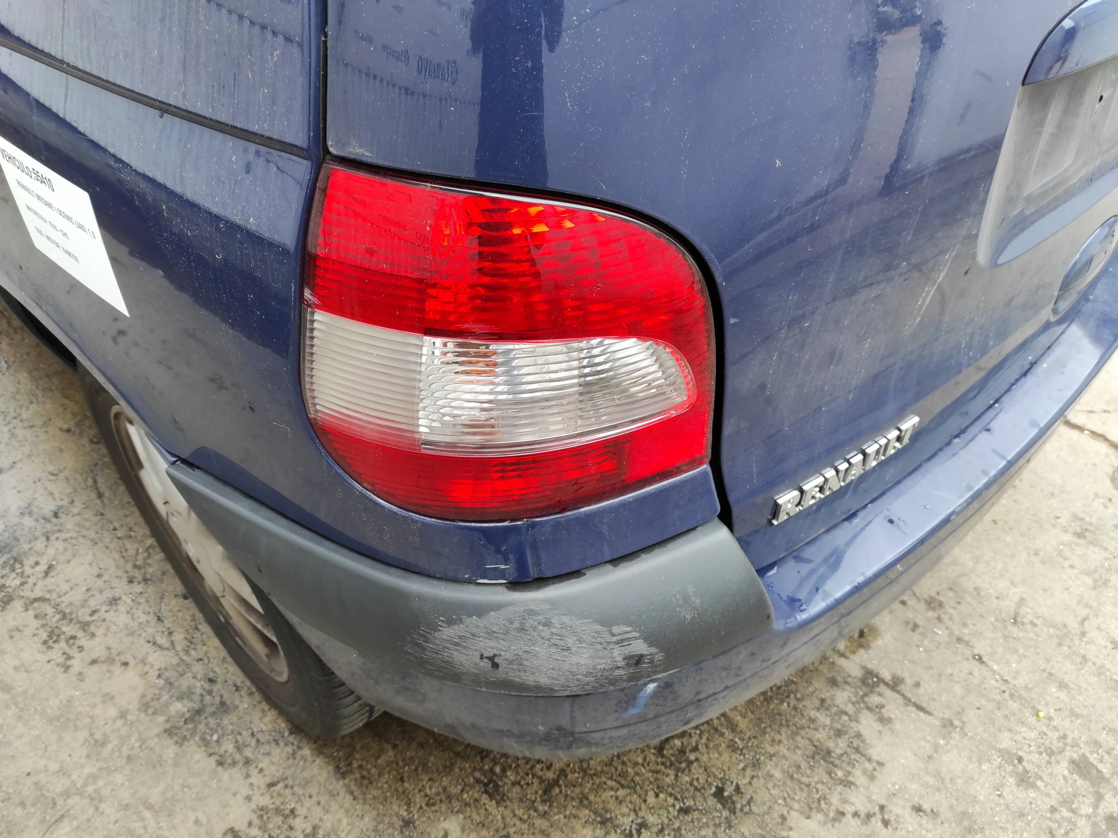 RENAULT MEGANE I SCENIC (JA0) RENAULT MEGANE I SCENIC (JA0) '2003 1.6 AZUL MARINO 1996
