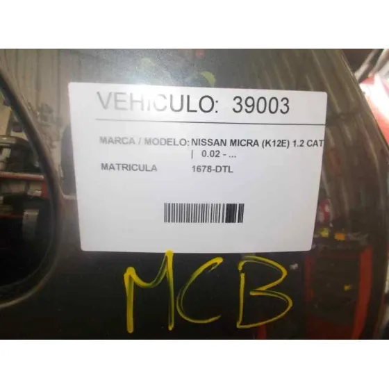 NISSAN MICRA (K12E) '2005 1.2 CAT GRIS