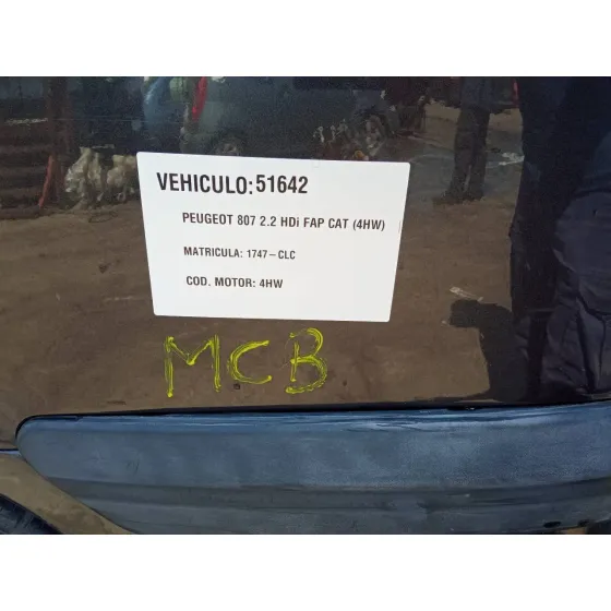 PEUGEOT 807 '2003 2.2 HDI FAP CAT (4HW) GRIS