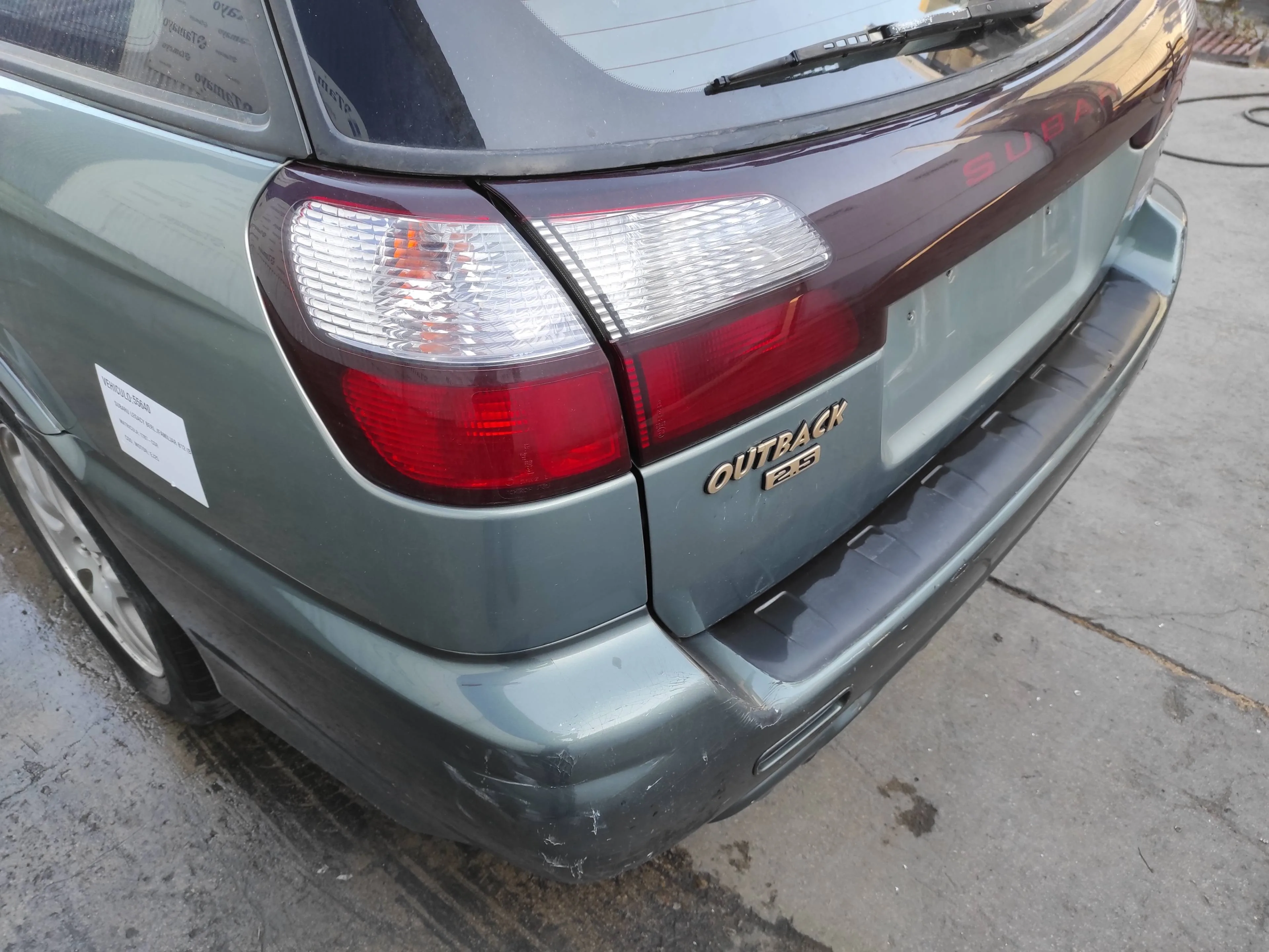 SUBARU LEGACY BERL./FAMILIAR B12 (BE/BH) SUBARU LEGACY BERL./FAMILIAR B12 (BE/BH) '2003 2.5 16V CAT VERDE OSCURO 1998