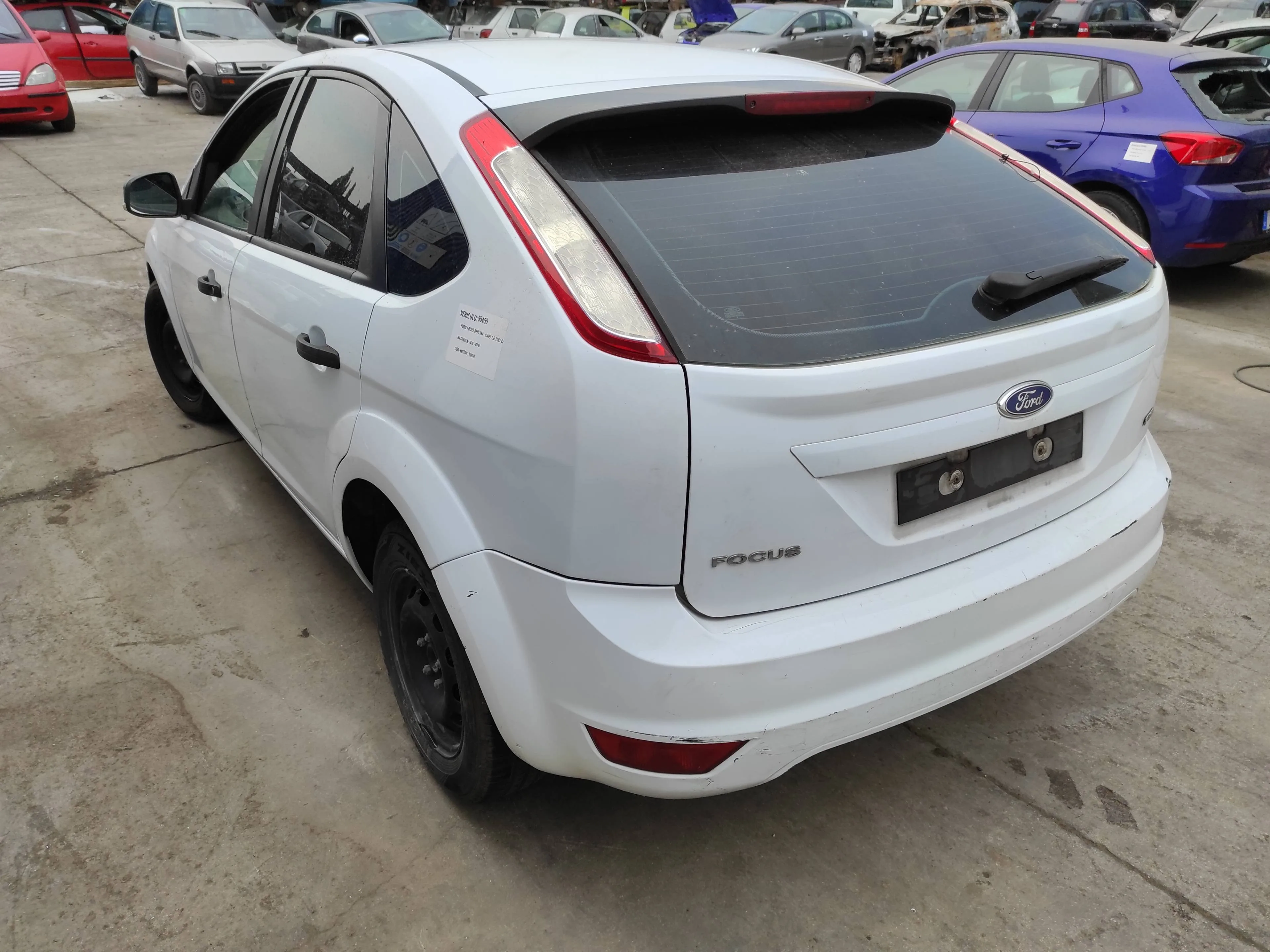 FORD FOCUS BERLINA (CAP) FORD FOCUS BERLINA (CAP) '2009 1.6 TDCI CAT BLANCO 2004