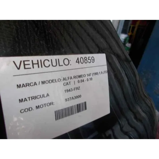 ALFA ROMEO 147 (190) '2007 1.9 JTD CAT NEGRO