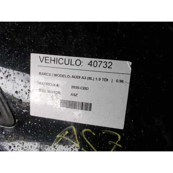 AUDI A3 (8L) '2002 1.9 TDI NEGRO