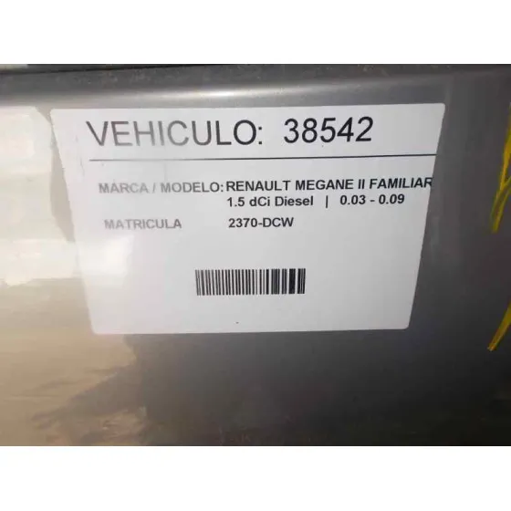 RENAULT MEGANE II FAMILIAR '2004 1.5 DCI DIESEL GRIS