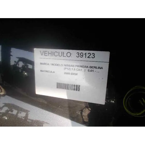 NISSAN PRIMERA BERLINA (P12) '2002 1.6 CAT NEGRO