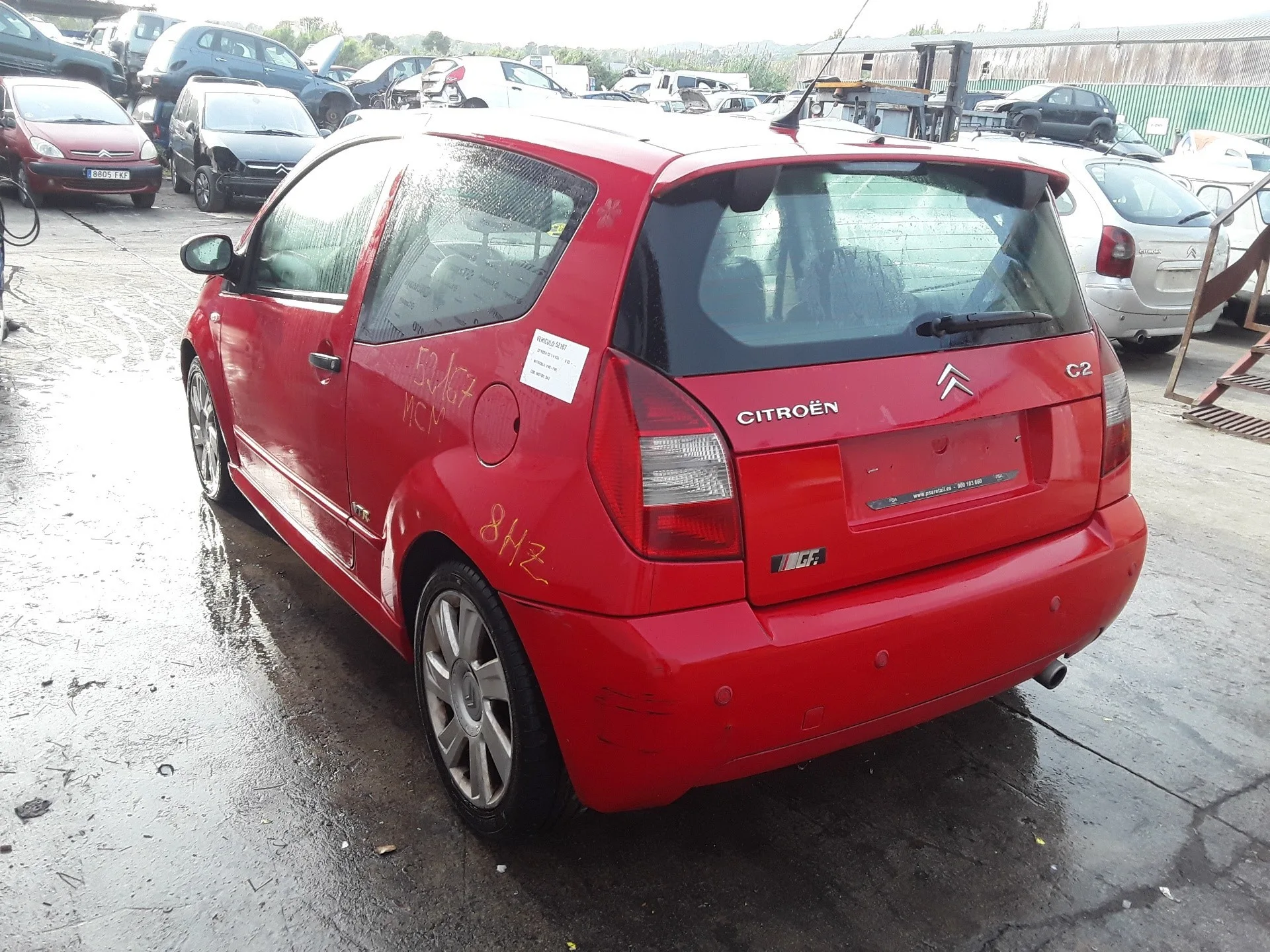 CITROEN C2 '2007 1.4 HDI ROJO