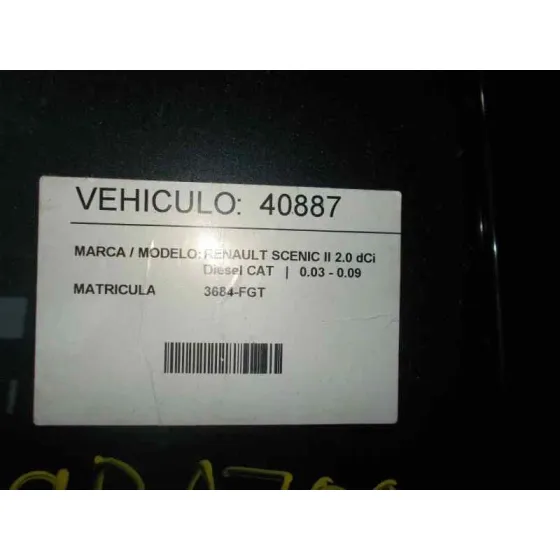 RENAULT SCENIC II '2006 2.0 DCI DIESEL CAT PLATA