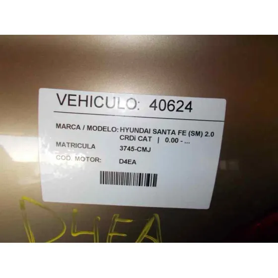 HYUNDAI SANTA FE (SM) '2003 2.0 CRDI CAT MARRON