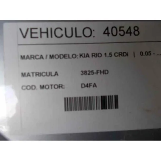 KIA RIO '2006 1.5 CRDI PLATA