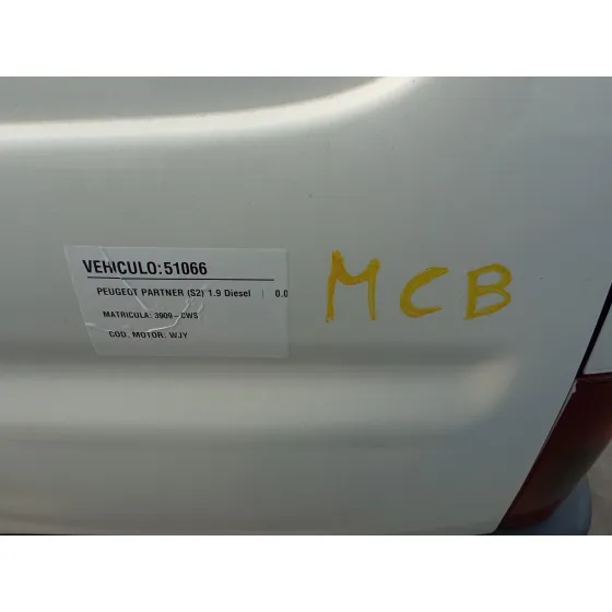 PEUGEOT PARTNER (S2) '2004 1.9 DIESEL BLANCO