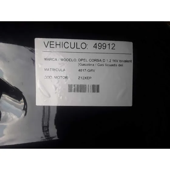 OPEL CORSA D '2009 1.2 16V BIVALENT (GASOLINA / GAS LICUADO DEL PETROLEO. GPL) NEGRO