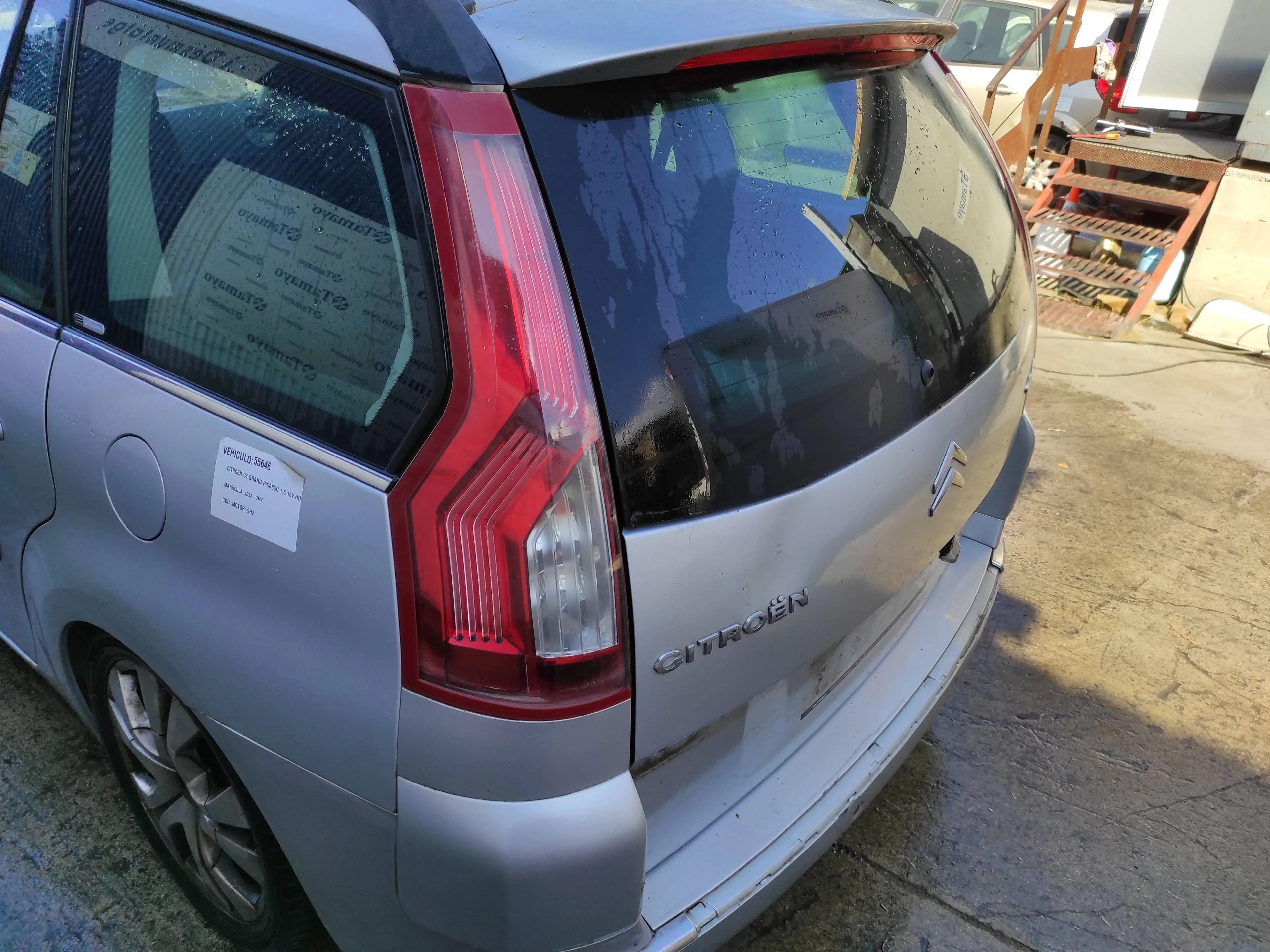 CITROEN C4 GRAND PICASSO '2009 1.6 16V HDI FAP PLATA