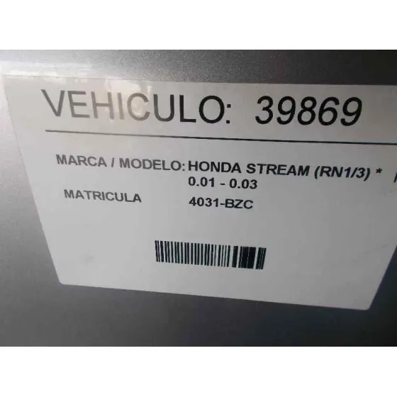 HONDA STREAM (RN1/3) '2002 * GRIS