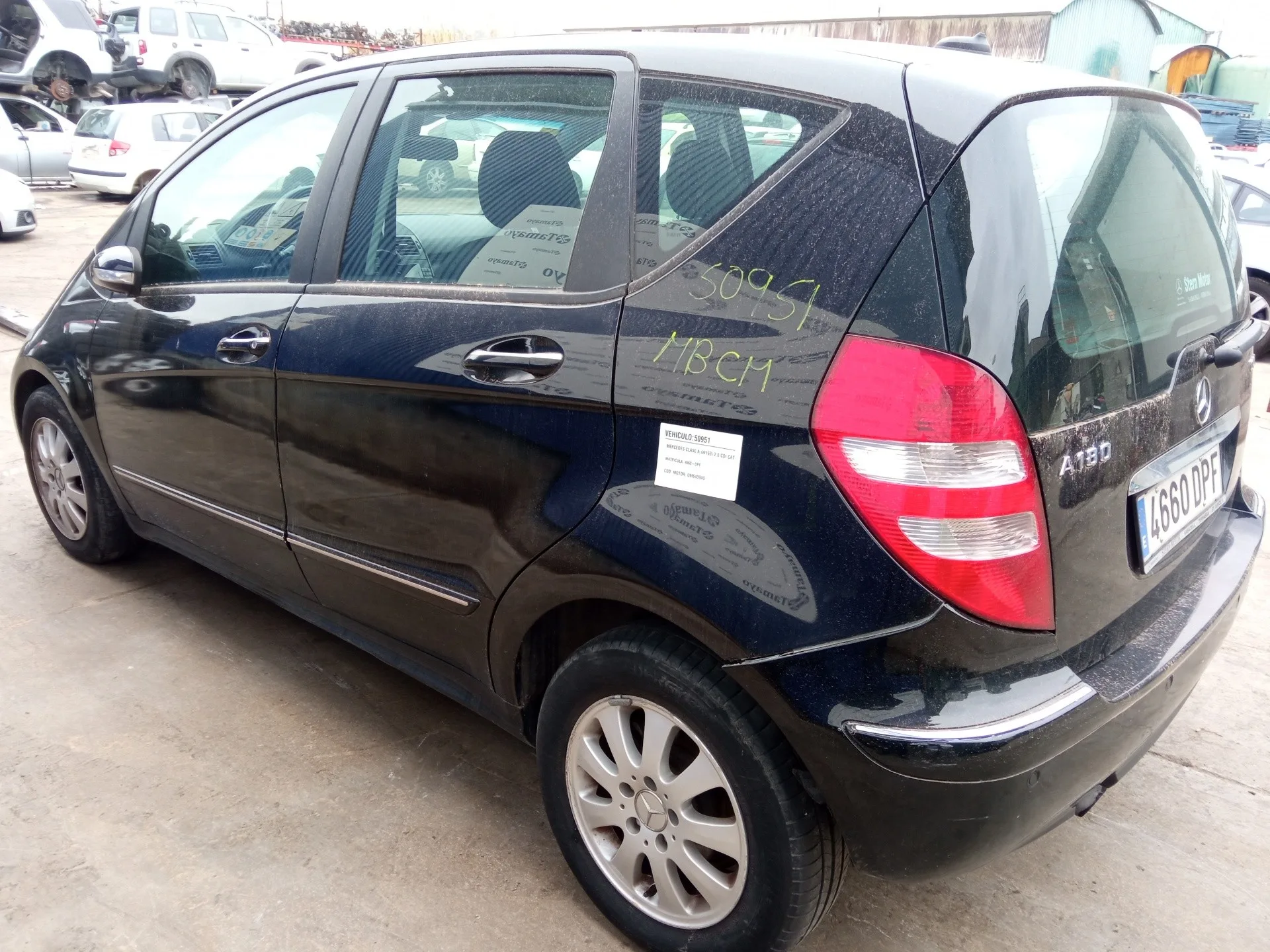MERCEDES-BENZ CLASE A (W169) MERCEDES CLASE A (W169) '2005 2.0 CDI CAT NEGRO 2004