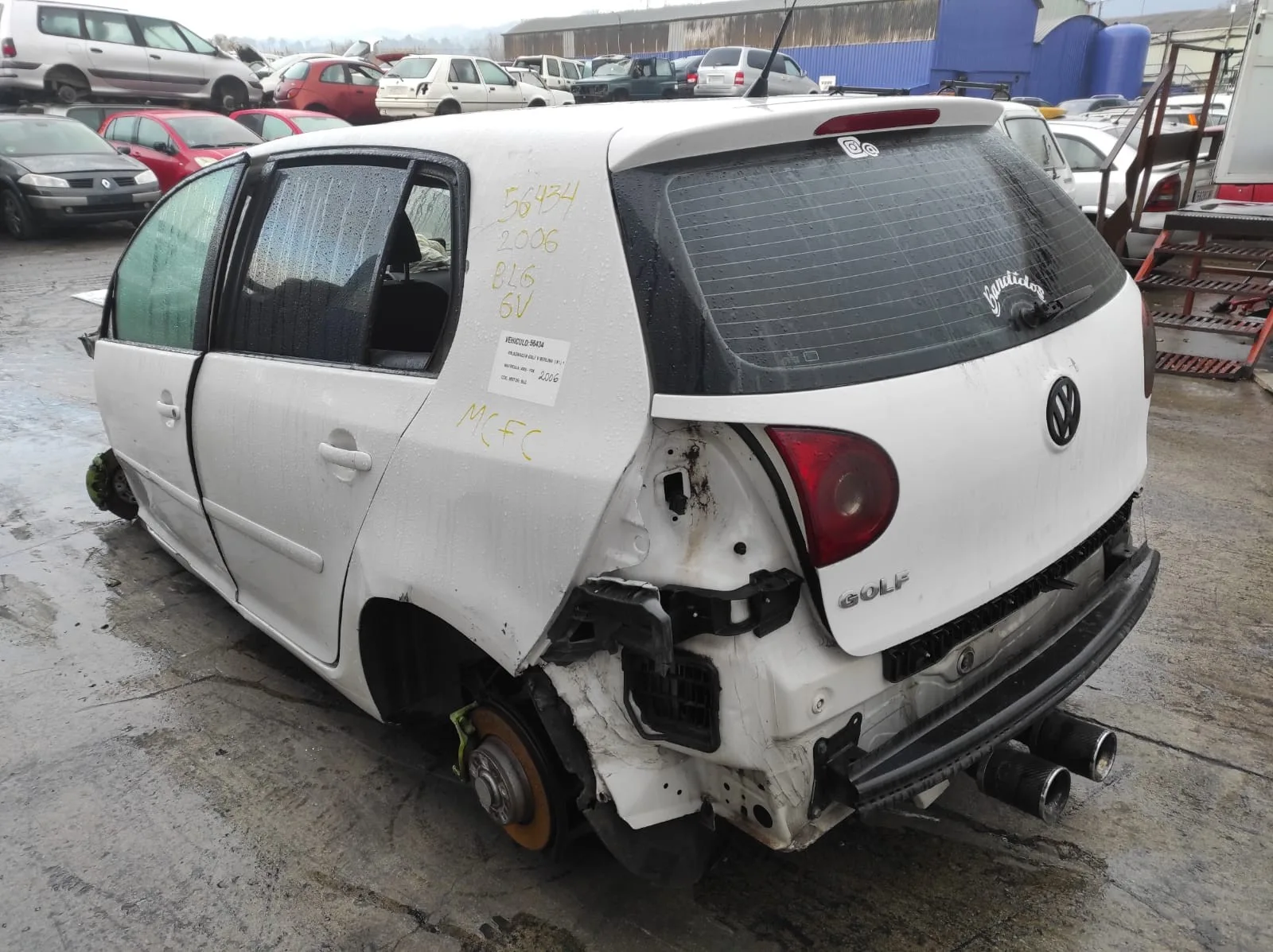VOLKSWAGEN GOLF V BERLINA (1K1) VOLKSWAGEN GOLF V BERLINA (1K1) '2006 1.4 16V TSI BLANCO 2003