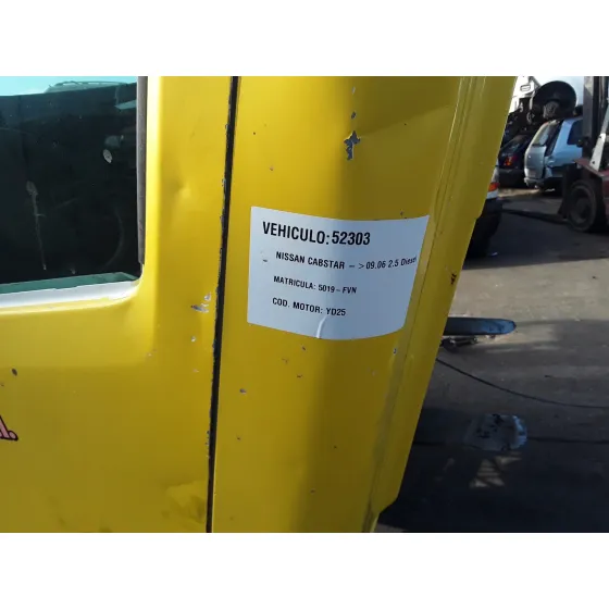 NISSAN CABSTAR ->09.06 '2007 2.5 DIESEL AMARILLO