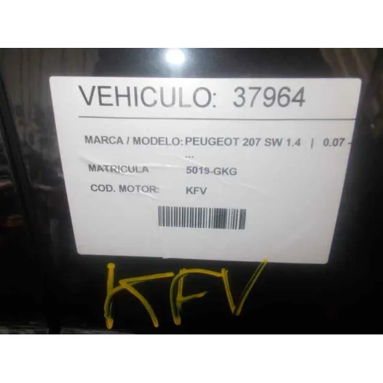 PEUGEOT 207 '2008 1.4 NEGRO