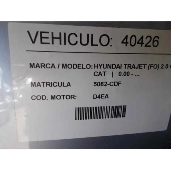 HYUNDAI TRAJET (FO) '2003 2.0 CRDI CAT LILA