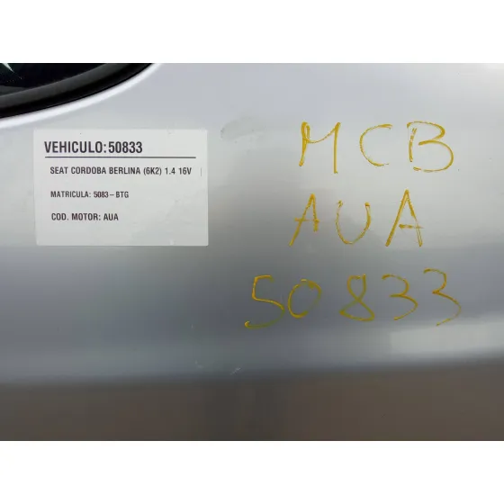 SEAT CORDOBA BERLINA (6K2) '2002 1.4 16V PLATA