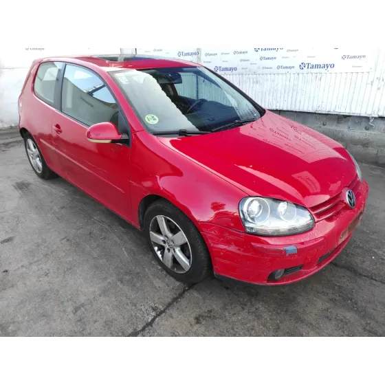 VOLKSWAGEN GOLF V BERLINA (1K1) '2007 1.9 TDI ROJO