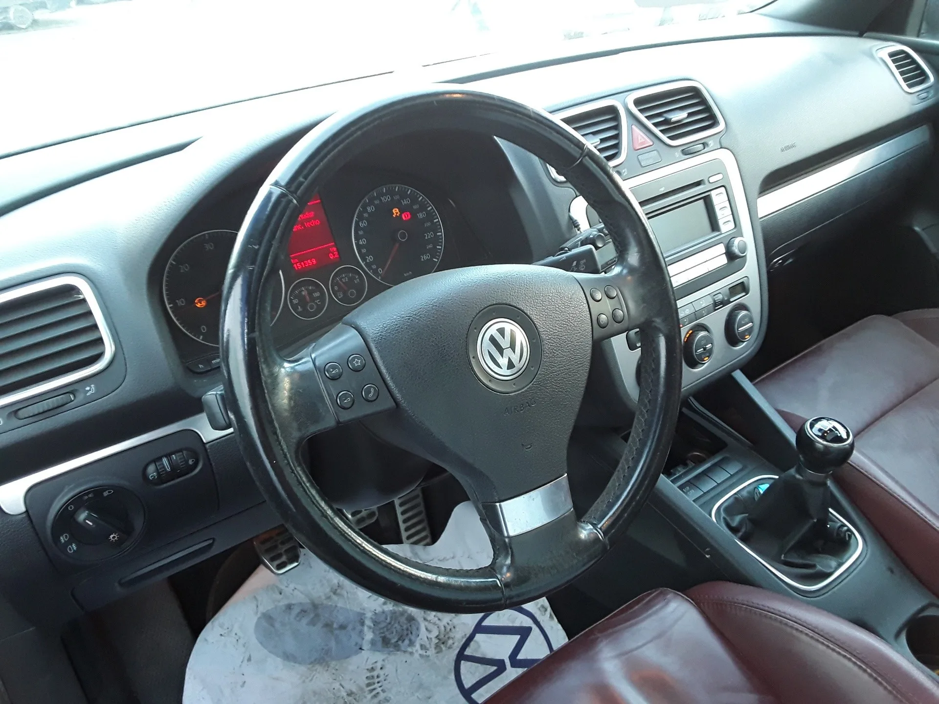 VOLKSWAGEN EOS (1F7) '2007 2.0 TDI NEGRO