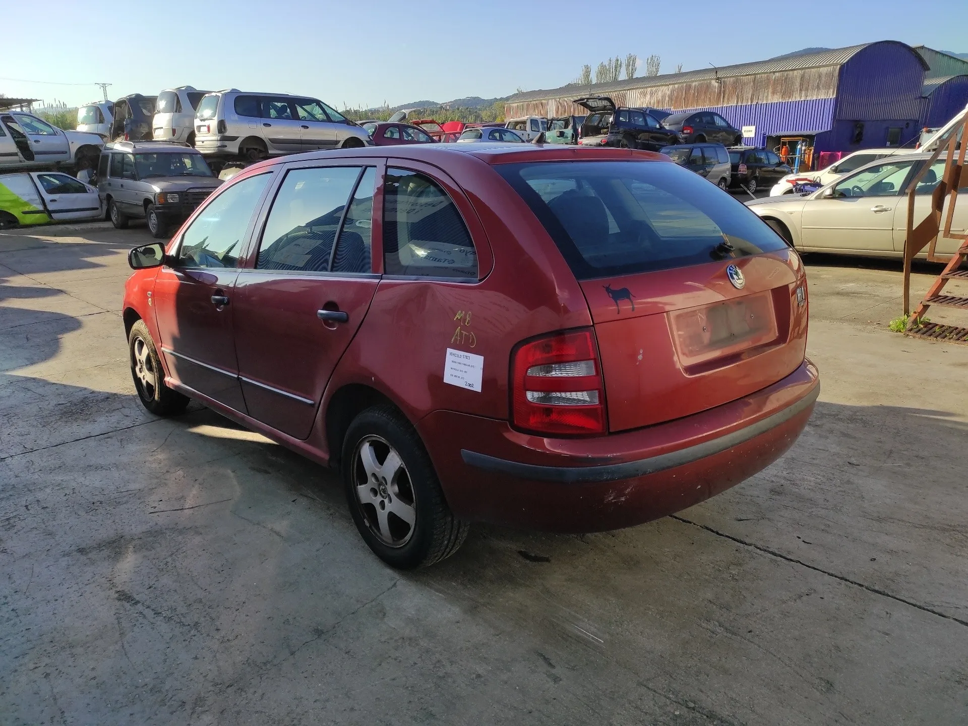 SKODA FABIA FAMILIAR (6Y5) SKODA FABIA FAMILIAR (6Y5) '2002 * GRANATE 2000