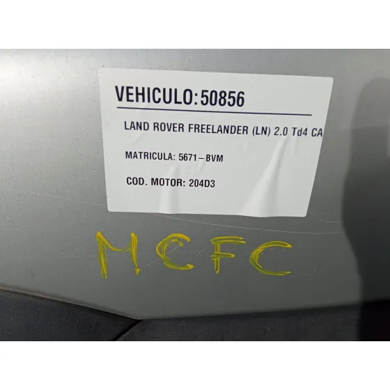 LAND ROVER FREELANDER (LN) '2002 2.0 TD4 CAT PLATA