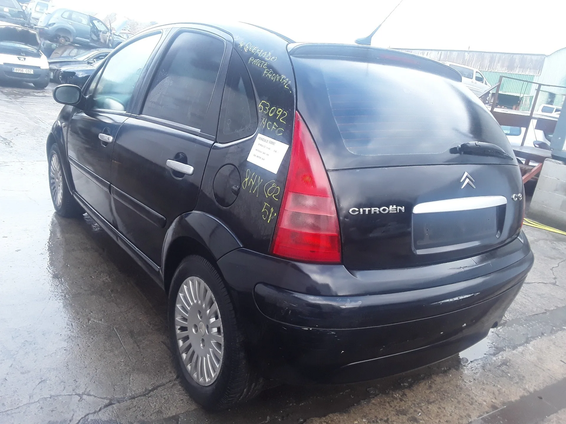 CITROEN C3 '2003 1.4 HDI NEGRO