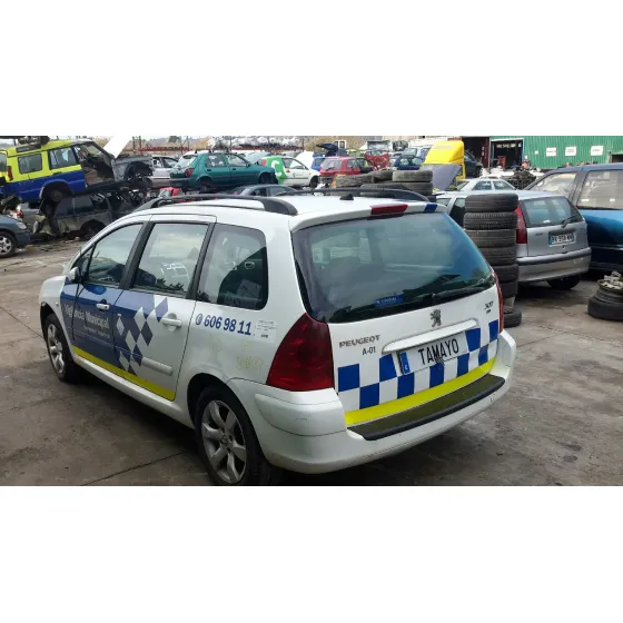 PEUGEOT 307 BREAK/SW (S2) '2007 1.6 HDI FAP CAT (9HZ / DV6TED4) BLANCO, AZUL