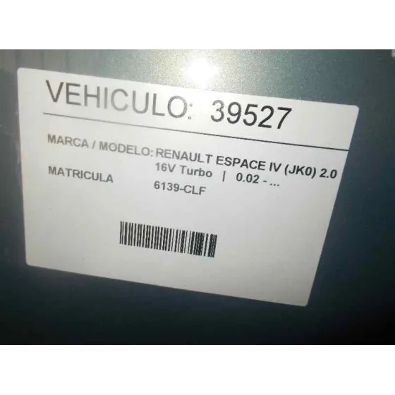 RENAULT ESPACE IV (JK0) '2003 2.0 16V TURBO AZUL