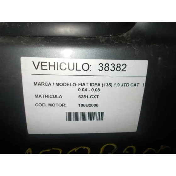 FIAT IDEA (135) '2001 1.9 JTD CAT GRIS
