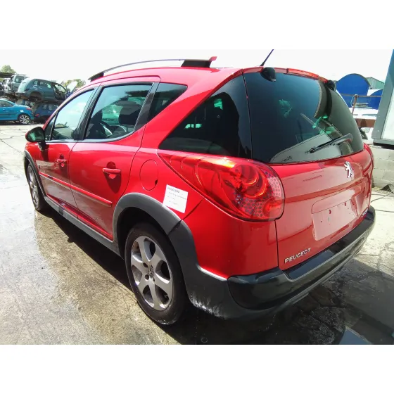 PEUGEOT 207 SW '2008 1.6 HDI FAP CAT (9HZ / DV6TED4) ROJO