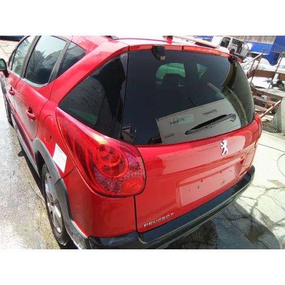 PEUGEOT 207 SW '2008 1.6 HDI FAP CAT (9HZ / DV6TED4) ROJO
