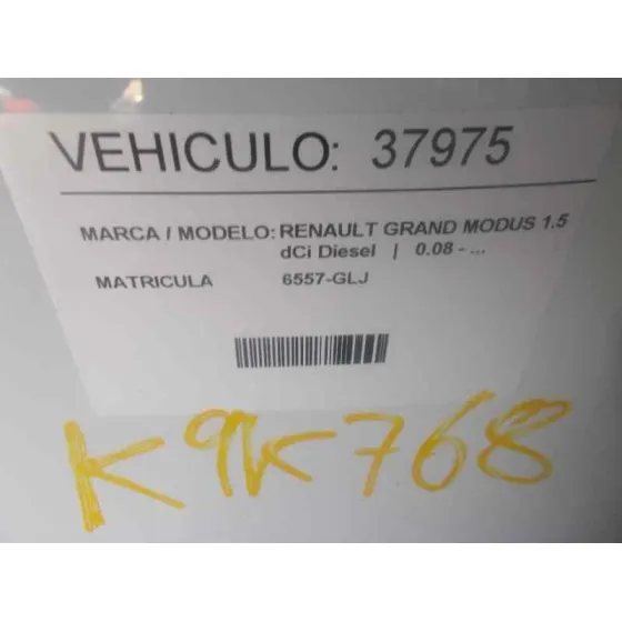 RENAULT GRAND MODUS '2009 1.5 DCI DIESEL BLANCO