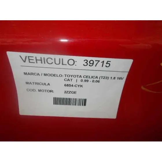 TOYOTA CELICA (T23) '2004 1.8 16V CAT ROJO