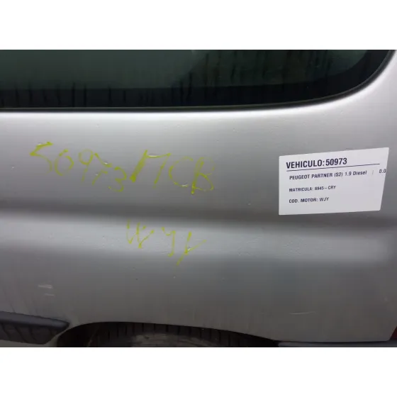 PEUGEOT PARTNER (S2) '2004 1.9 DIESEL PLATA