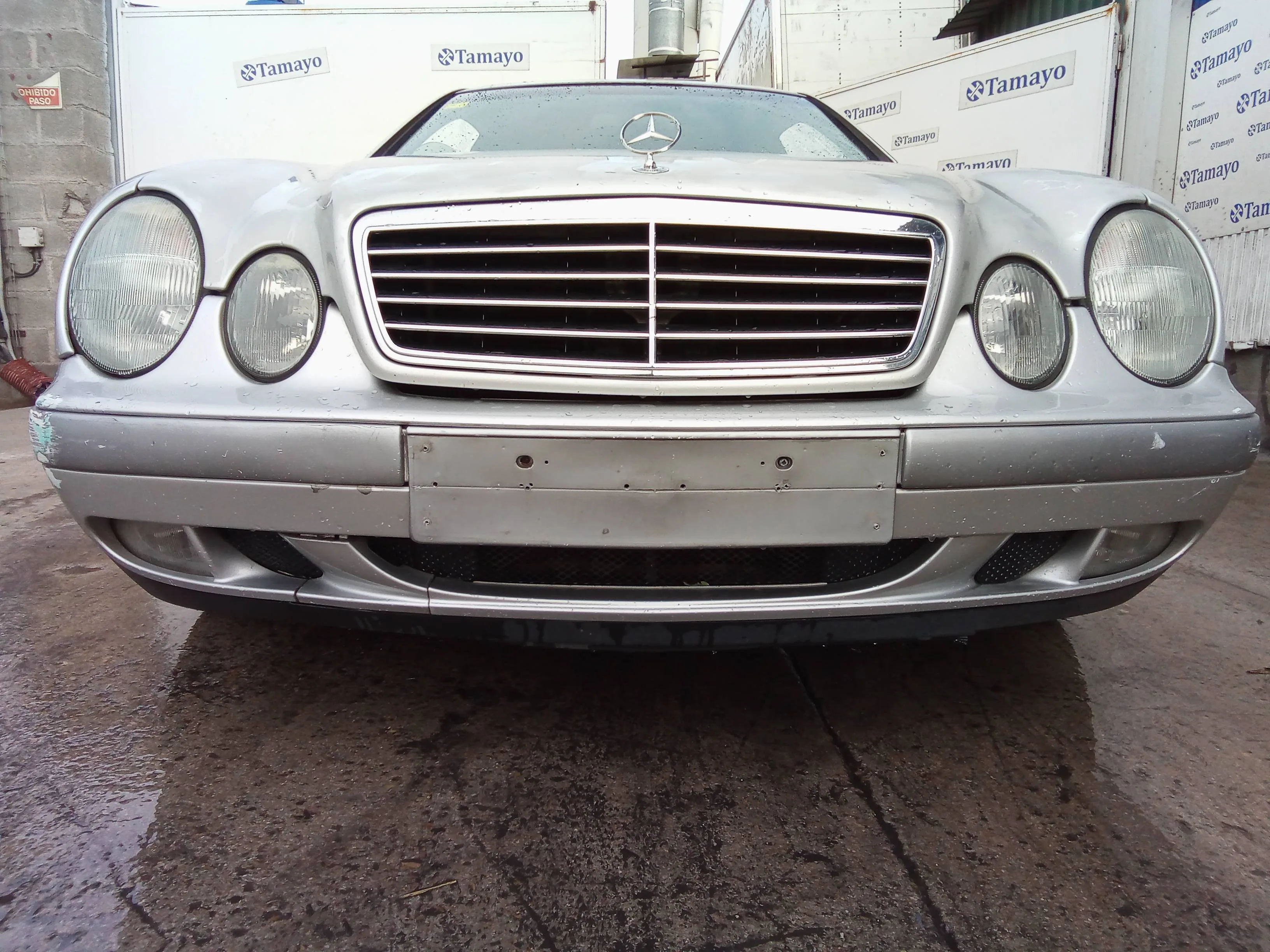 MERCEDES CLASE CLK (W208) COUPE '1998 3.2 V6 18V CAT PLATA
