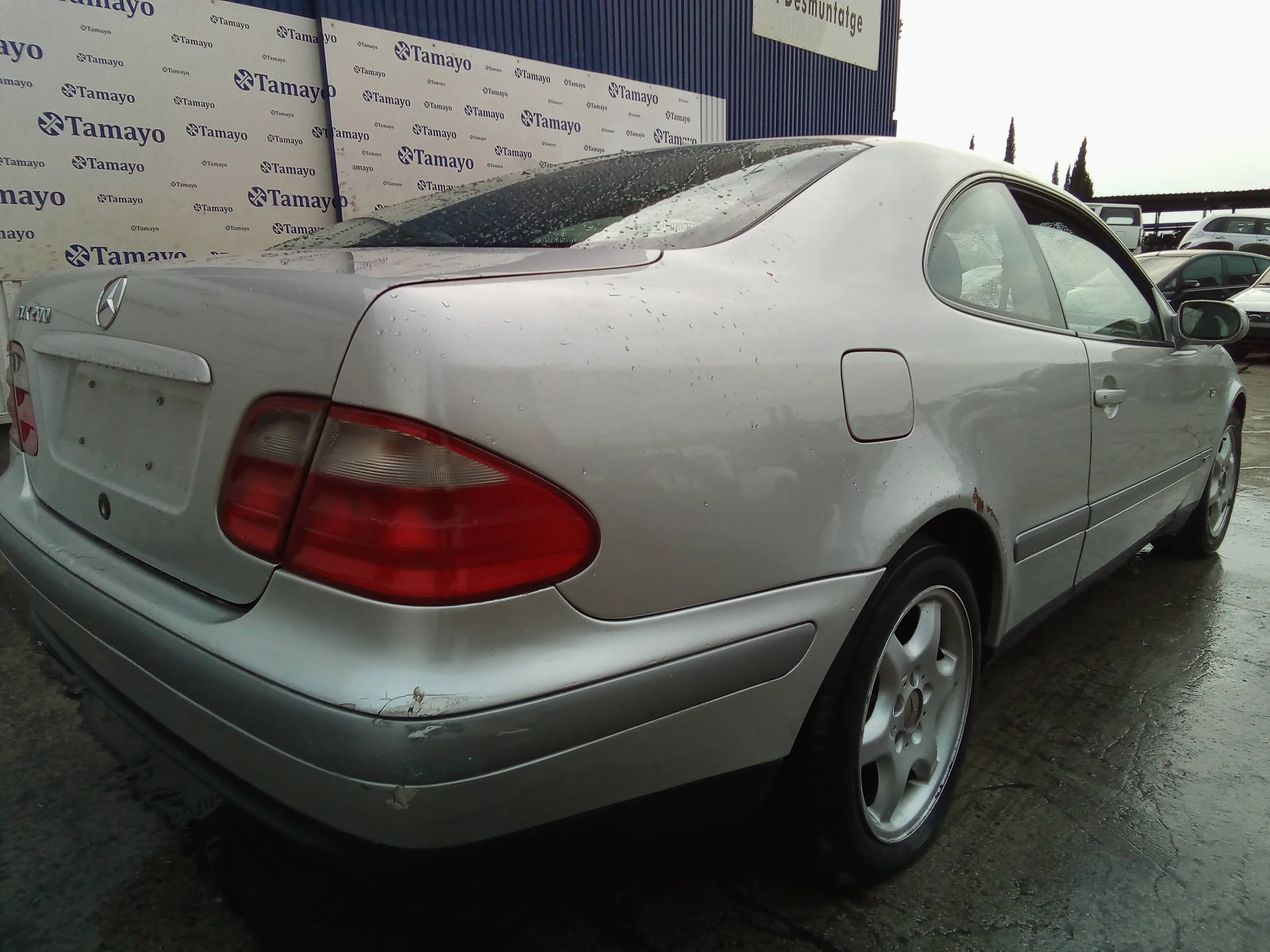 MERCEDES CLASE CLK (W208) COUPE '1998 3.2 V6 18V CAT PLATA