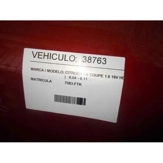 CITROEN C4 COUPE '2007 1.6 16V HDI GRANATE