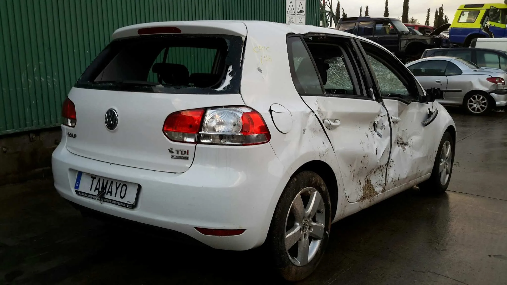 VOLKSWAGEN GOLF VI (5K1) VOLKSWAGEN GOLF VI (5K1) '2012 * BLANCO 2008