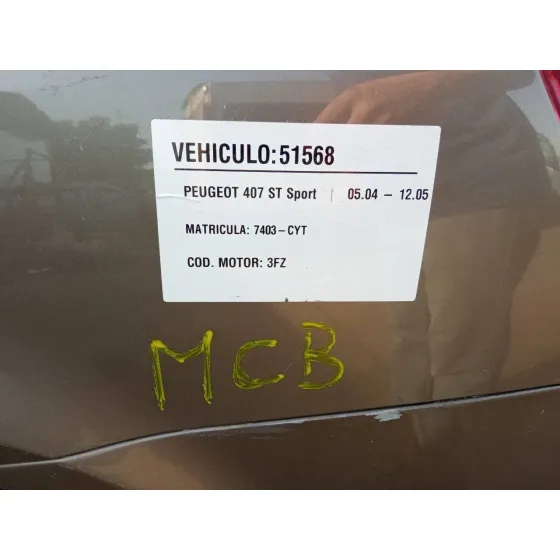 PEUGEOT 407 '2004 ST SPORT DORADO