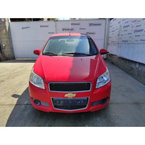 CHEVROLET AVEO '2009 1.2 CAT ROJO