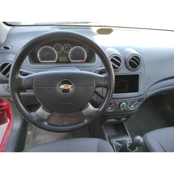 CHEVROLET AVEO '2009 1.2 CAT ROJO