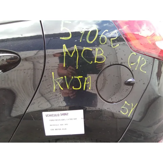 FORD FIESTA (CB1) '2013 1.4 TDCI CAT NEGRO